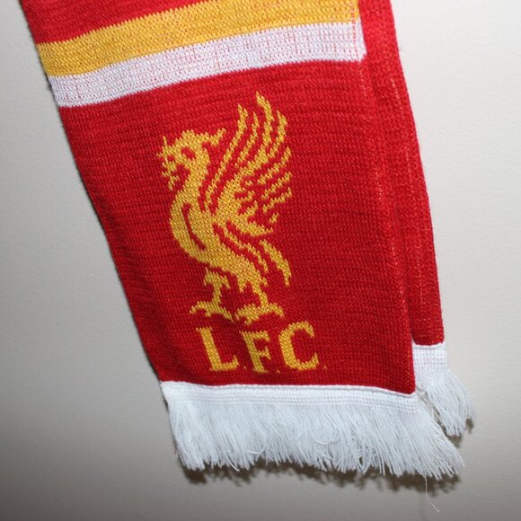 3/$55❤️new Liverpool FC LFC Warrior Anfield Fan Football Scarf Five Stars Design - Picture 4 of 6